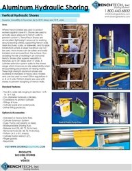 Aluminum Hydraulic Shoring - Catalog